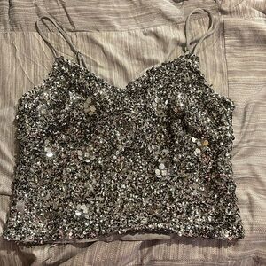Sequin top
